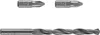 Two screwdriver bits and a drill bit are laid out on a white background. Produktbild-Vorschau