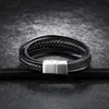 Lederarmband Männer Herren 20cm Magnetverschluss Bändchen Produktbild-Vorschau 6