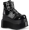 BEAR-104 Damen Booties von DemoniaCult, Schwarz Lack , EU Produktbild-Vorschau 1