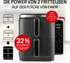 GOURMETmaxx FryUp Vertikálna dvojkomorová fritéza - 4 Náhľad obrázku produktu 2