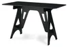 Schreibtisch 'Bostenenna' 120 x 60 x 75 cm Schwarz mit Produktbild-Vorschau 2