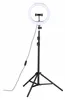 Relaxdays LED Ringlicht mit Stativ, 10" Ringleuchte Produktbild-Vorschau 10