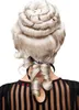 WIG ME UP Perücke Turmfrisur Barock Grau Produktbild-Vorschau 3
