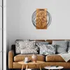 Wallity, Dekorativer Wandaccessoire aus Holz, 55 x 57,5 cm, Produktbild-Vorschau 2
