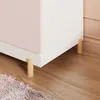 Kinderkast 'Vaarentaa', 126 x 60 x 41 cm, wit / roze Productafbeelding-voorbeeld 9