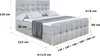 ALTDECOR Boxspringbett mit Matratze und Lattenrost  -  - Produktbild-Vorschau 5