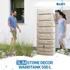 4rain SLIM STONE DECOR wandtank 500 L zandbeige Productafbeelding-voorbeeld 2