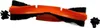 A vacuum cleaner brush accessory and two small black plastic parts are laid out on a white background. Anteprima dell’immagine prodotto