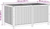 Zahradní úložný box 150 x 80 x 75 cm masivní akáciové Náhled obrázku produktu 11