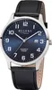 Regent F-1240 Herren-Armbanduhr mit Lederband Schwarz/Blau 1 Produktbild-Vorschau