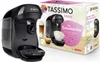 A Tassimo coffee maker and its packaging are shown. Produktbild-Vorschau