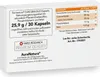 The image shows the packaging of a dietary supplement, specifically Fermentura Curcuma Duo Kapseln. Produktbild-Vorschau