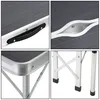 CASARIA® Klapptisch Wetterfest Höhenverstellbar Produktbild-Vorschau 5
