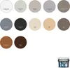 A collection of color swatches for paint or grout, with a product container at the bottom right. Podgląd zdjęcia produktu