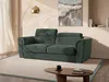 Schlafsofa mit Matratze 4-Sitzer - Strukturstoff - Grün - Produktbild-Vorschau 2