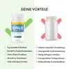 A split image showing a product on the left with positive attributes and a generic bottle on the right with negative attributes, framed by the title 'DEINE VORTEILE' (Your Advantages). Voir les images du produit