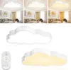YARDIN LED 48W Deckenlampe Kinderzimmer Dimmbar Wolken Produktbild-Vorschau 1