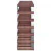 VidaXL 340893, Stahl, Holz, Braun Produktbild-Vorschau 12