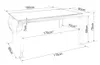 Esstisch PREDRAG – 180x90, schwarz / Chrom Produktbild-Vorschau 2