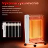 EXTRALINK Olejový radiátor 2500 W NY-25W1 elektrické Náhľad obrázku produktu 5