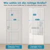 Sekey 130 x 220cm Magnet Fliegengitter Tür Vorhang für Produktbild-Vorschau 5