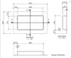 Technical drawing with dimensions and cross-sections of a building product. Voir les images du produit