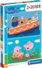 Puzzle Clementoni 2x20 SuperKolor Peppa Pig 24797 Náhled obrázku produktu 2