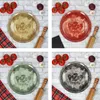 zestaw 4 talerzy do pizzy Perfetto Ø 31,5 cm Żółty Zielony Podgląd zdjęcia produktu 5