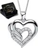 Damenkette Kette mit Herz Anhänger Herzkette 925 Silber Produktbild-Vorschau 1