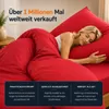 Komfortec Premium Bettwäsche 135x200 cm Bettbezug + 40x80 Produktbild-Vorschau 3