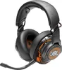 A professional studio shot of a black and orange gaming headset against a white background. Anteprima dell’immagine prodotto
