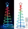 Albero di Natale a spirale a LED Luce dell'albero RGB Anteprima dell’immagine prodotto 1