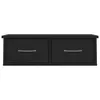 vidaXL Wand Schubladenregal Schwarz 60x26x18,5 cm Produktbild-Vorschau 5