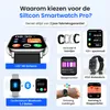 Siltcon Smartwatch Pro Herren und Damen mit Telefonfunktion Produktbild-Vorschau 2