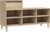 vidaXL Regál na boty Sonoma dub 102x36x60 cm odvozený Náhled obrázku produktu 1