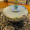 Vrygle table basse ronde argent Ø80 cm, table miroir verre Voir les images du produit 10
