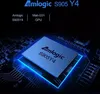 A close-up of a computer chip with glowing blue circuitry. Produktbild-Vorschau