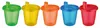 6er Becher-Set  mit 6 Deckel - 210ml - 9M+ Produktbild-Vorschau 1