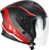 Jet Helm CGM 127G DEEP RACE Graphit Undurchsichtiges Rot Produktbild-Vorschau 1