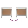 Nachttisch Weiß 45x34x44,5 cm Holzwerkstoff Produktbild-Vorschau 7