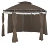 Wasserabweisendes Pavillon-Ersatzdach Ø 3,5m beige, rot, Produktbild-Vorschau 1