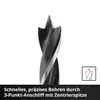 Einhell 108733 Wood twist drill bit set 10-piece 3 mm, 4 Produktbild-Vorschau 13