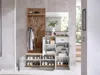 Kompaktgarderobe COMO in weiß / Artisan Eiche Nb., (BxHxT) Produktbild-Vorschau 4