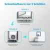 Midea 4048164116478, Window air conditioner, Szary, Biały, Podgląd zdjęcia produktu 16