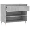 Schuhregal Betongrau 70x36x60 cm Holzwerkstoff Produktbild-Vorschau 5