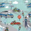Biberna Feinbiber Bettwäsche Polizei Größe 100x135/40x60 cm Produktbild-Vorschau 11