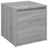vidaXL Schubladenbox Grau Sonoma 40,5x40x40 cm Produktbild-Vorschau 1