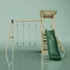 OutdoorToys Spielturm Neapel aus Holz in Dunkelgrün mit Produktbild-Vorschau 2