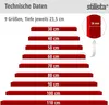 Stilista Nástěnná police Volato, 40 cm, bílá Náhled obrázku produktu 7