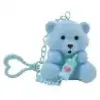 A light blue teddy bear keychain is shown against a white background. Anteprima dell’immagine prodotto